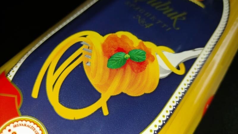 パスタのパッケージ