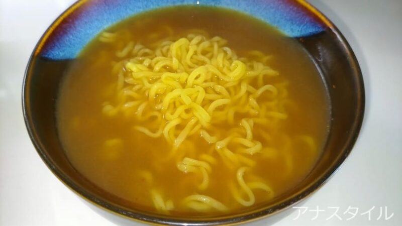 完成したラーメン